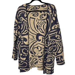 Peruvian Connection Knit Cardigan Pima‎ Cotton XL